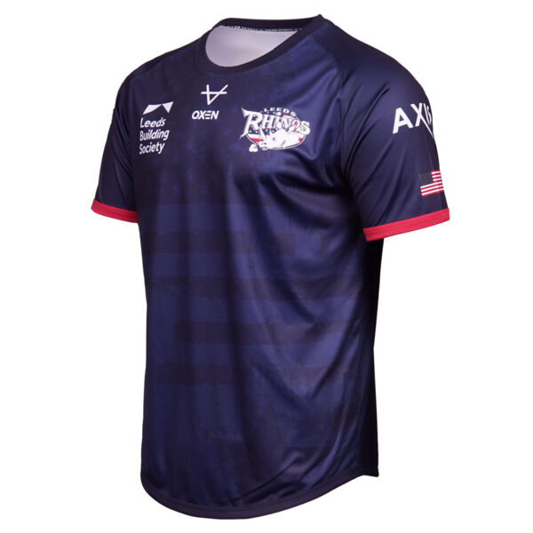 Leeds Rhinos 2026 USA Training Tee Nvy - Image 2