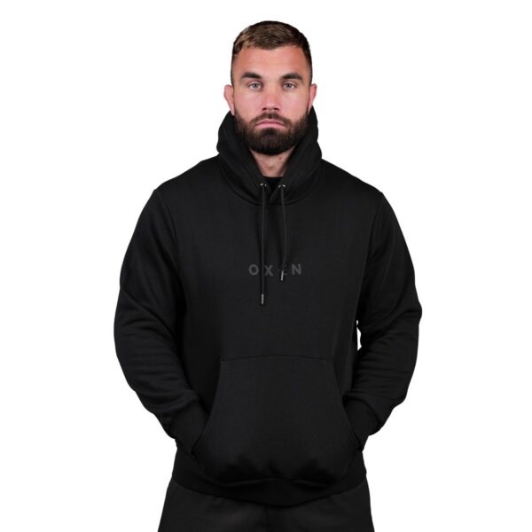 Oxen Origin Black Cotton Hoody