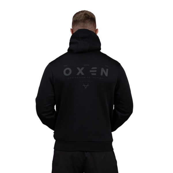 Oxen Origin Black Cotton Hoody - Image 2