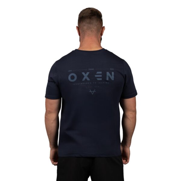 Oxen Origin Navy Cotton Tee - Image 2