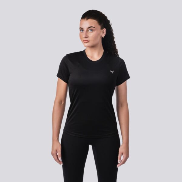 Oxen Performance Tee Ladies Black - Image 2