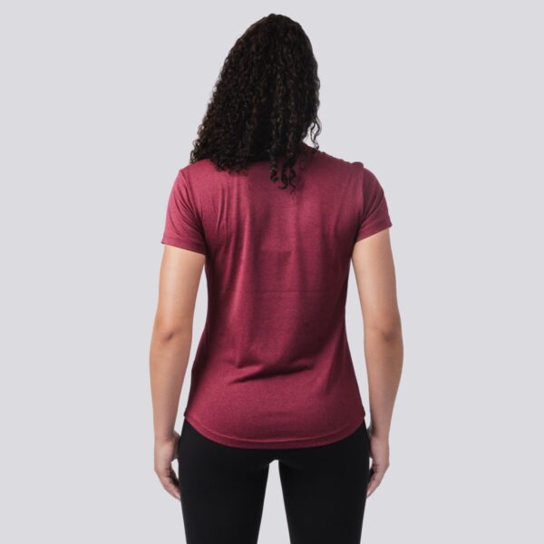Oxen Performance Tee Ladies Raspberry - Image 3