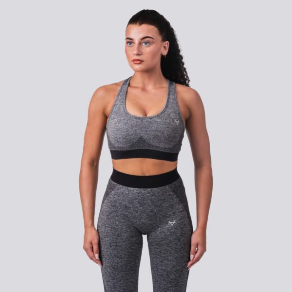 Oxen Seamless Sports Bra Charcoal