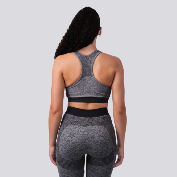 Oxen Seamless Sports Bra Charcoal - Image 4