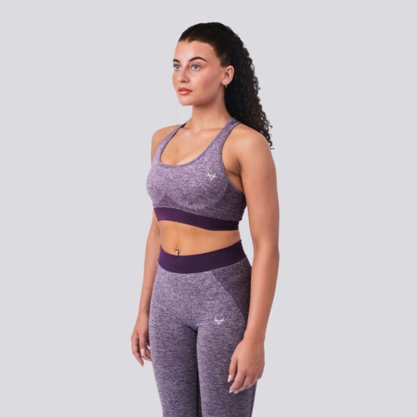 Oxen Seamless Sports Bra Purple - Image 2