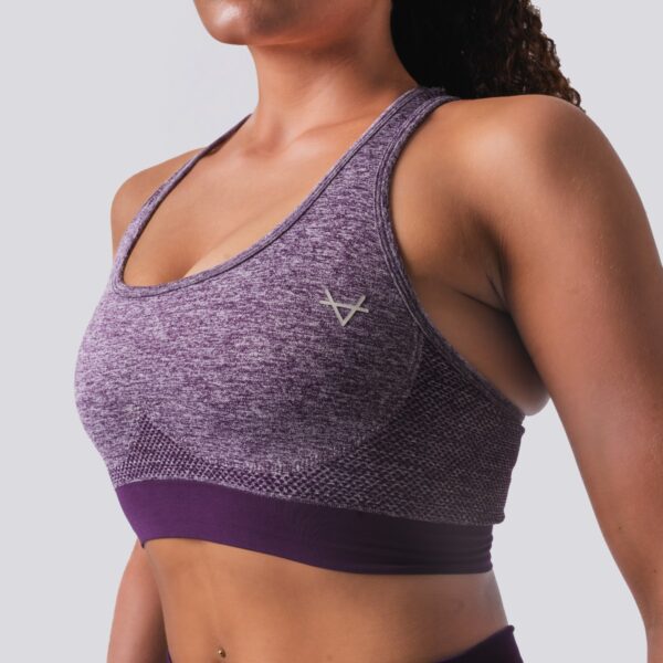 Oxen Seamless Sports Bra Purple - Image 3