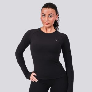 Oxen Womens Endure Sculpt LS Top Blk