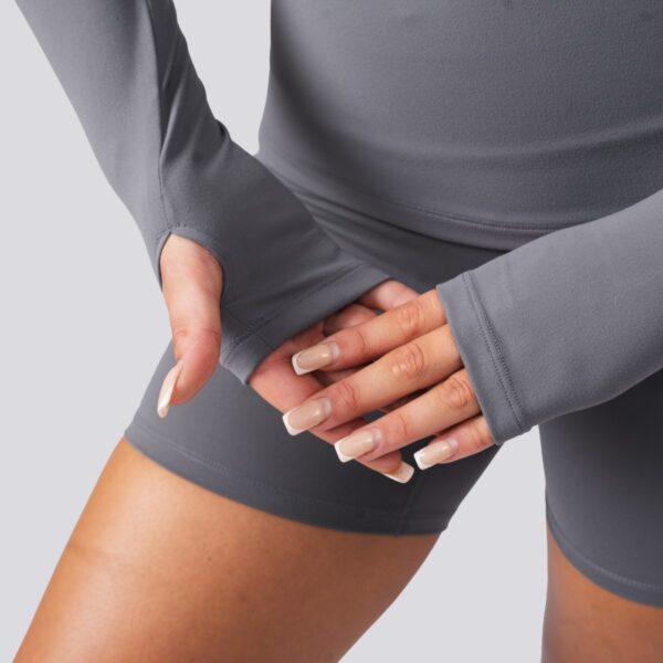Oxen Womens Endure Sculpt LS Top Fossil - Image 3