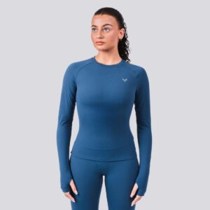 Oxen Womens Endure Sculpt LS Top Sapphire