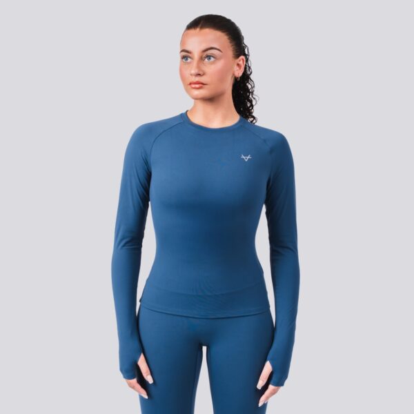 Oxen Womens Endure Sculpt LS Top Sapphire