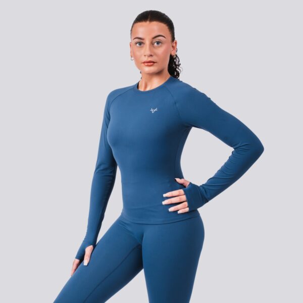 Oxen Womens Endure Sculpt LS Top Sapphire - Image 2