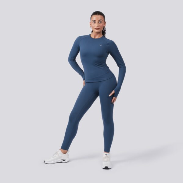 Oxen Womens Endure Sculpt LS Top Sapphire - Image 4