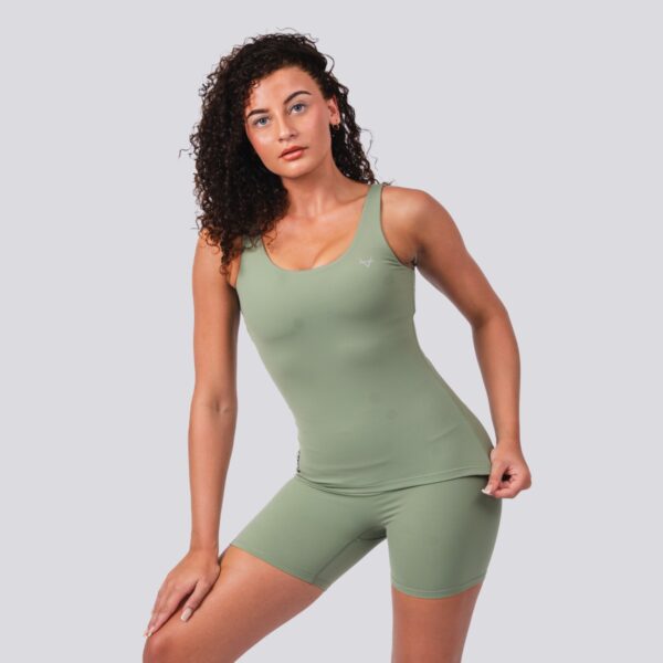 Oxen Womens Endure Sculpt Tank Olive