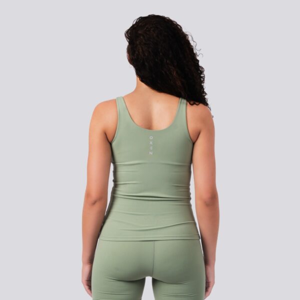 Oxen Womens Endure Sculpt Tank Olive - Image 2