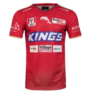 DOLPHINS 24 MENS TRAINING TEE RED