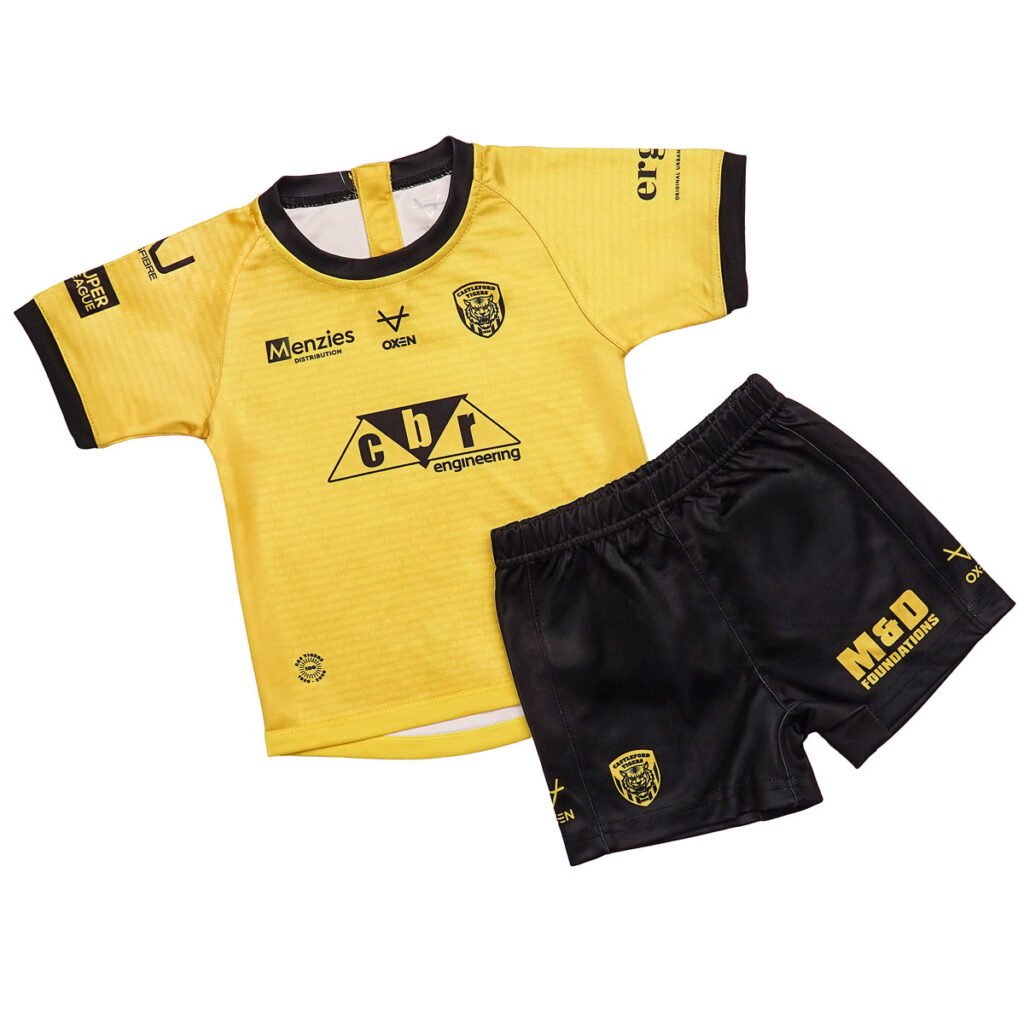 Castleford Tigers 2026 Replica Home Kit Toddler - Elite Pro Sports