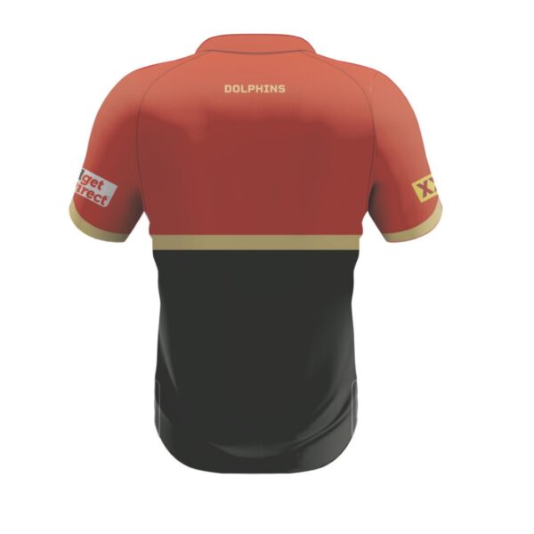 DOLPHINS 24 MENS MEDIA POLO RED - Image 2