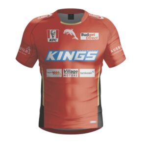 DOLPHINS 24 MENS TRAINING TEE RED