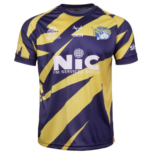 Leeds Rhinos 2025 Netball Warm Up Tee