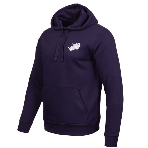 Leeds Rhinos Netball SS Drummer Hoody Navy - Image 2