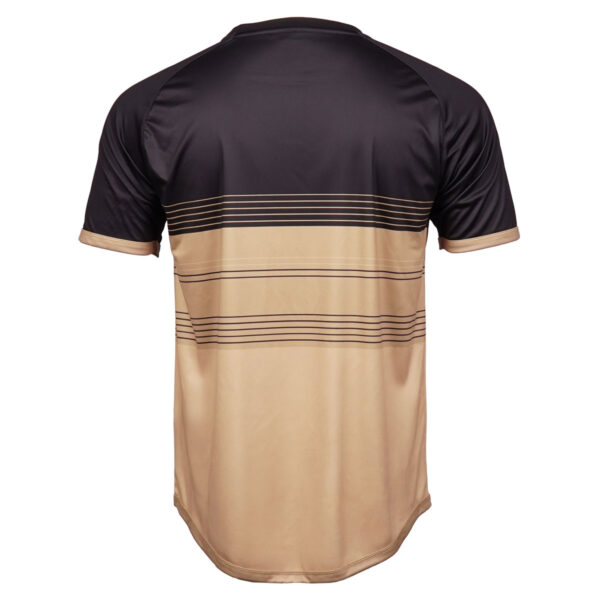 Castleford Tigers 2026 Centenary Print Tee Blk/Gld - Image 3
