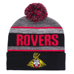 Doncaster Rovers Marl Text Beanie Blk