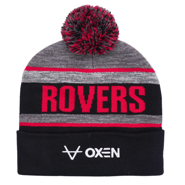 Doncaster Rovers Marl Text Beanie Blk - Image 2