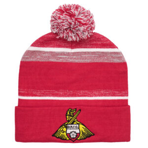Doncaster Rovers Marl Text Beanie Red