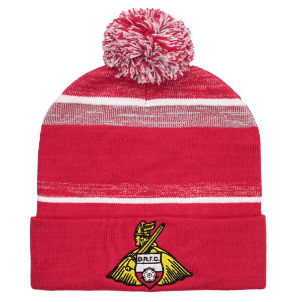 Doncaster Rovers Marl Text Beanie Red