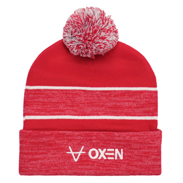 Doncaster Rovers Red Marl Bobble Hat - Image 2