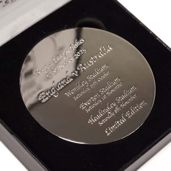 England RL Ashes Boxed Medal - Image 2