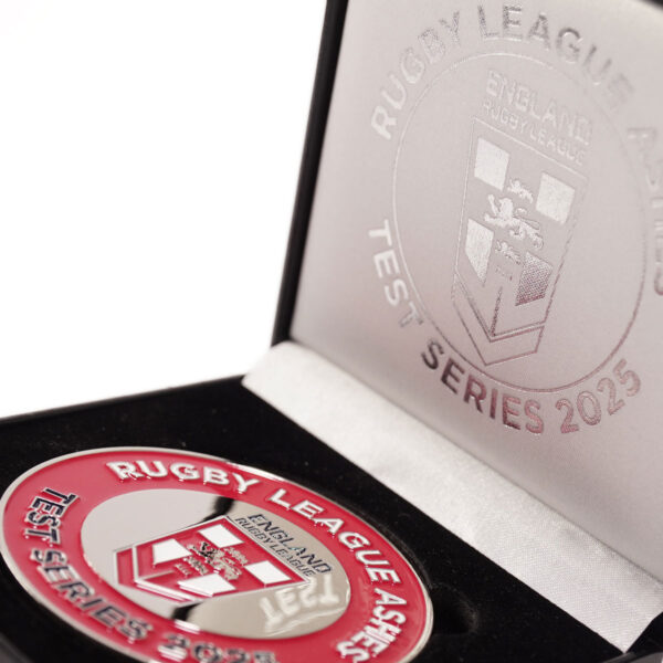 England RL Ashes Boxed Medal - Image 4