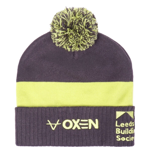 Leeds Rhinos 2026 Charcoal Bobble Hat - Image 2