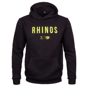 Leeds Rhinos 2026 Cotton Hoody Black