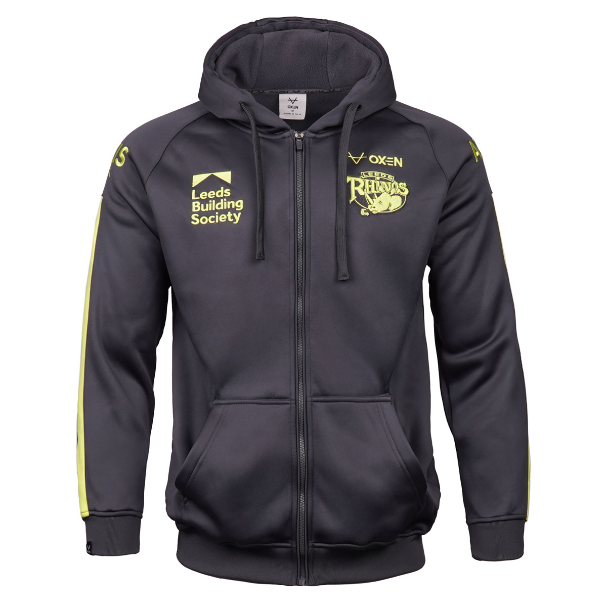 Leeds Rhinos 2026 Charcoal FZ Hoody Ladies