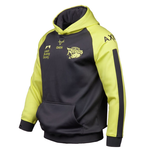Leeds Rhinos 2026 Charcoal OH Hoody - Image 2