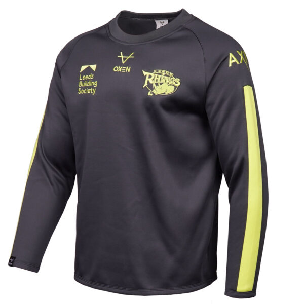 Leeds Rhinos 2026 Charcoal Sweatshirt - Image 2