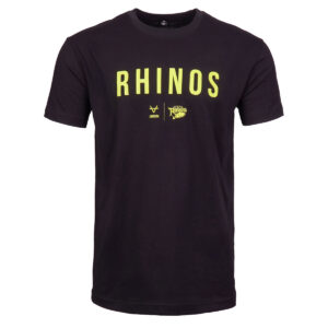 Leeds Rhinos 2026 Cotton Tee Black
