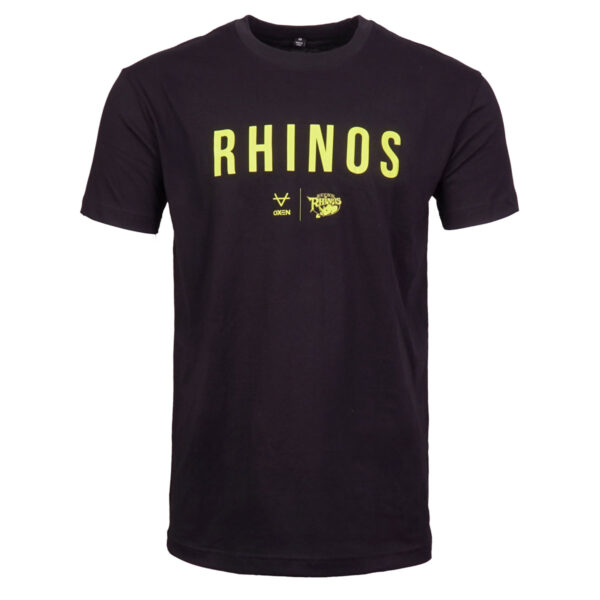 Leeds Rhinos 2026 Cotton Tee Black
