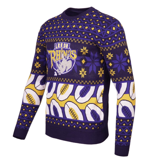 Leeds Rhinos Christmas Jumper - Image 2