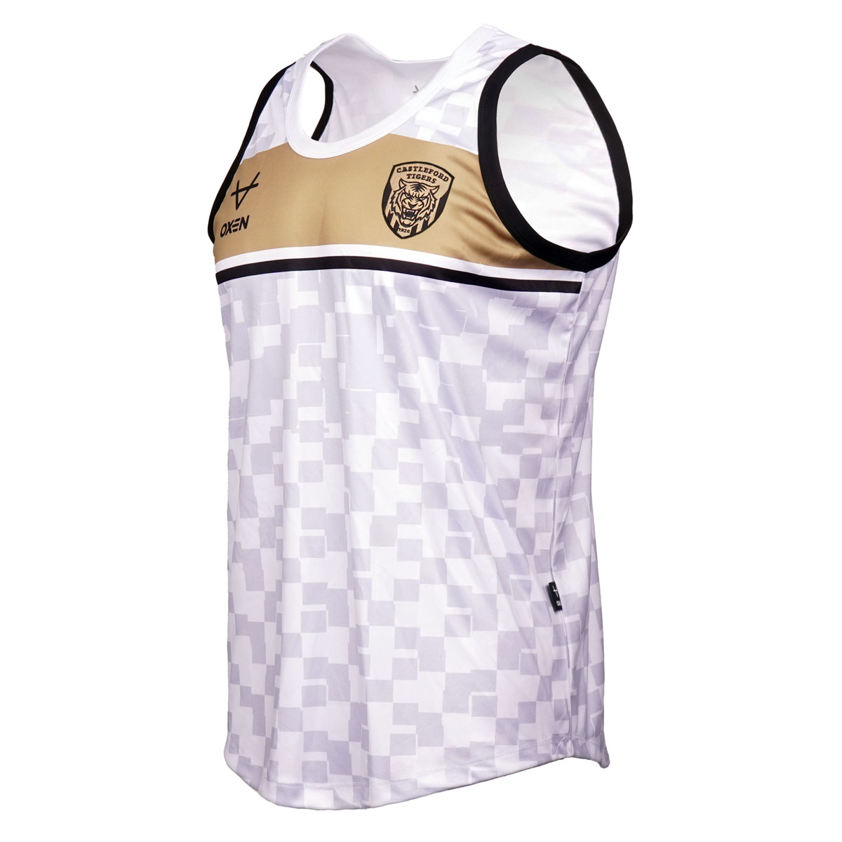 Castleford Tigers 2026 Centenary Print Singlet Wht - Image 2