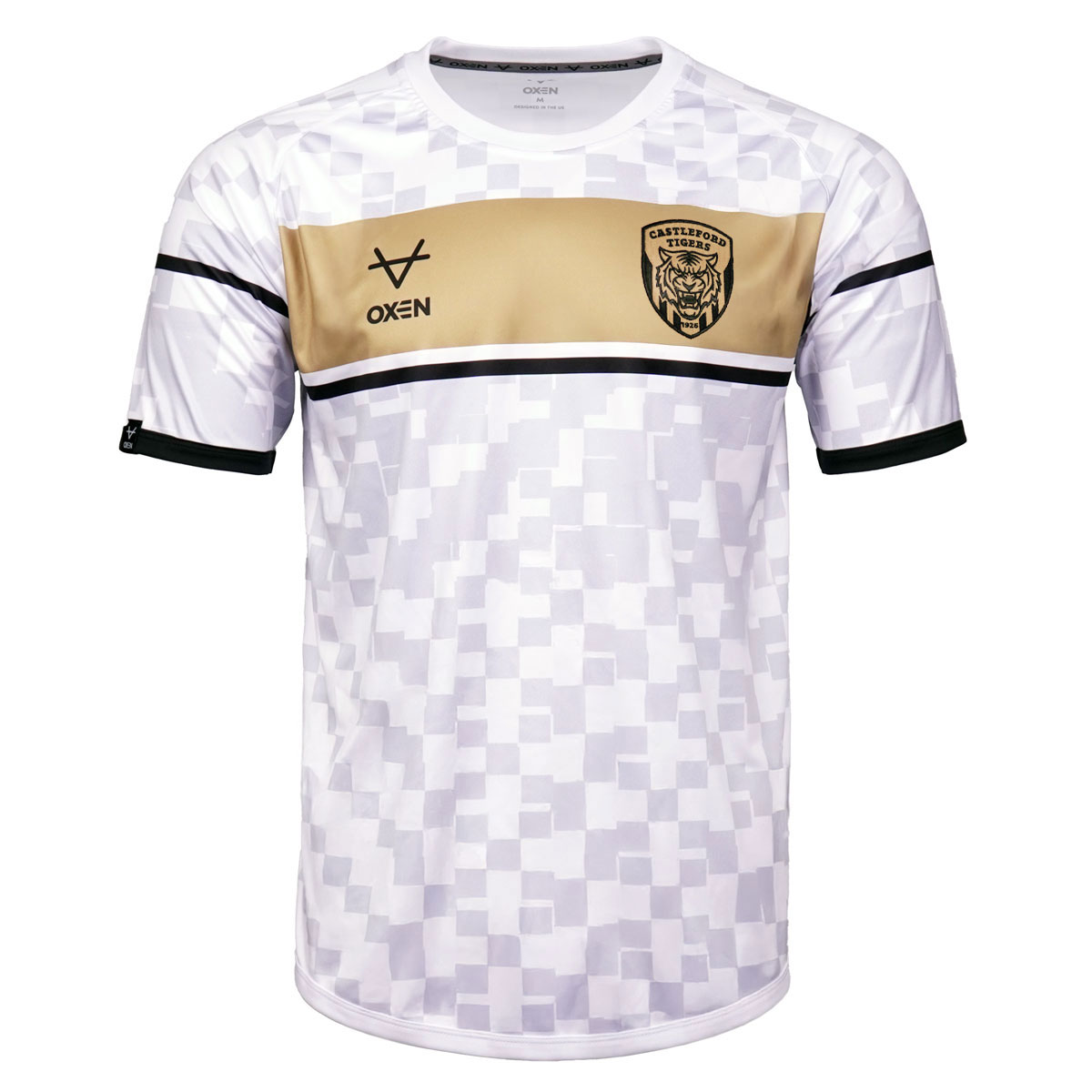 Castleford Tigers 2026 Centenary Print Tee Wht