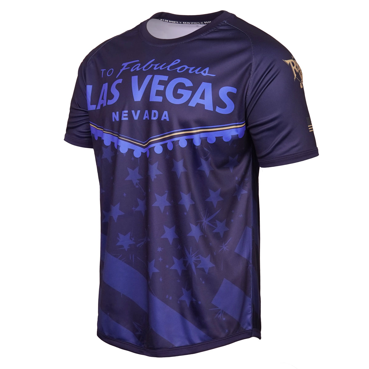 Leeds Rhinos Nevada Tee Nvy/Gld JNR - Image 2