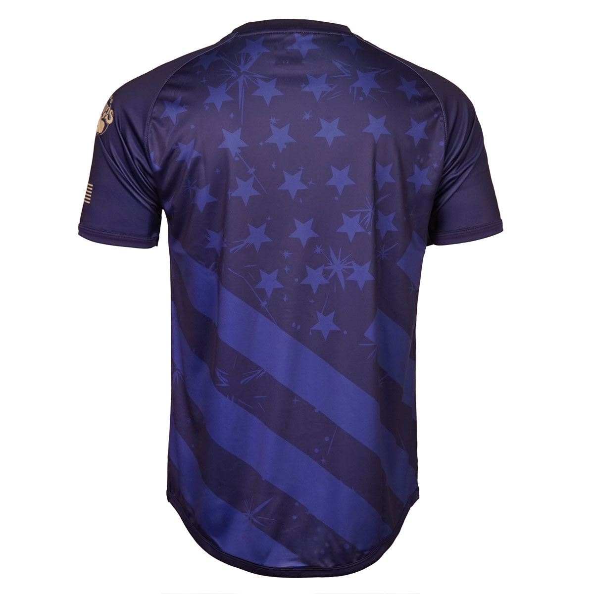 Leeds Rhinos Nevada Tee Nvy/Gld JNR - Image 3