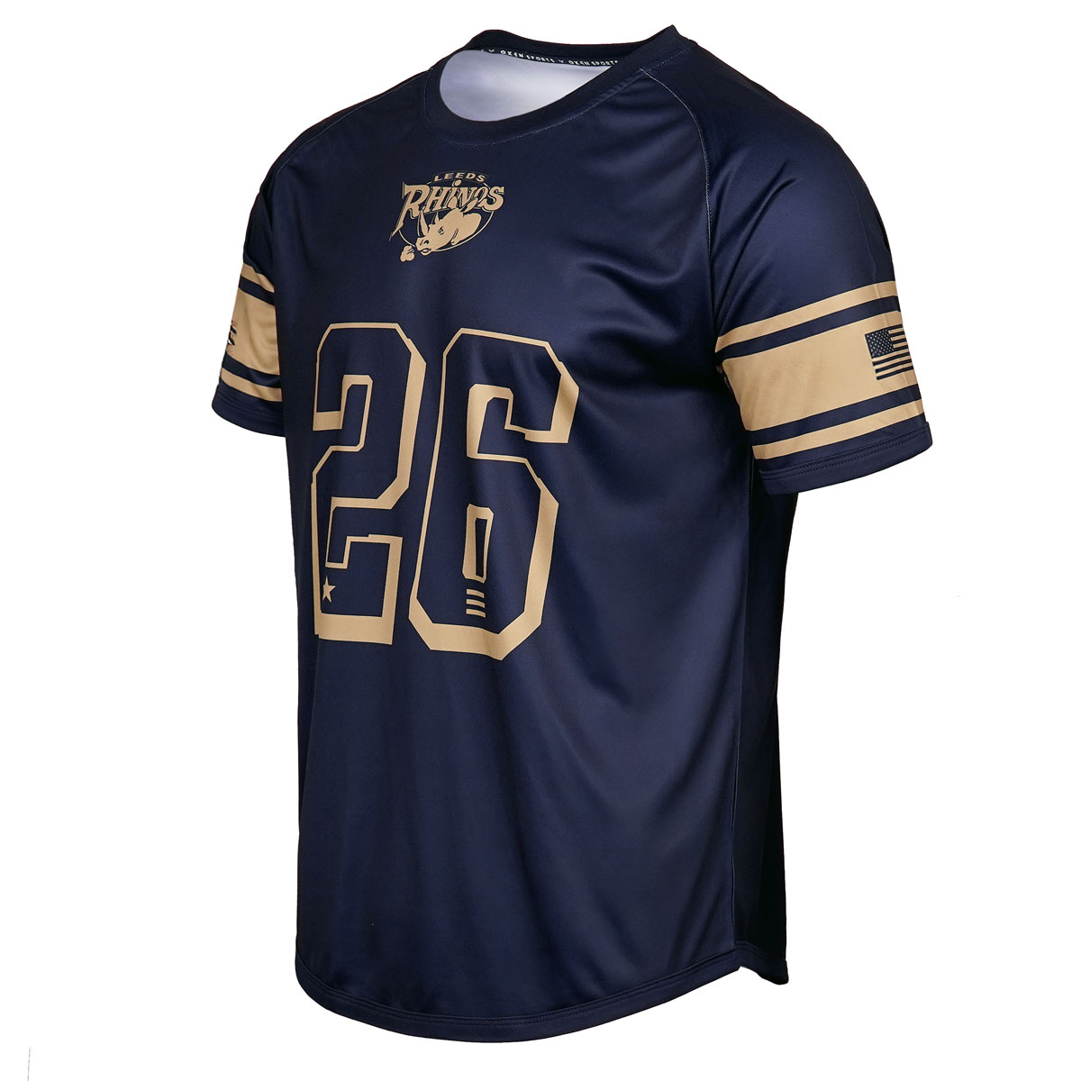 Leeds Rhinos 2026 Vegas Captains Run Tee Nvy - Image 2