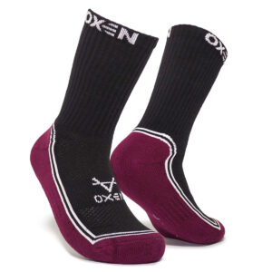 Oxen Sports Socks Blk/Claret/Wht