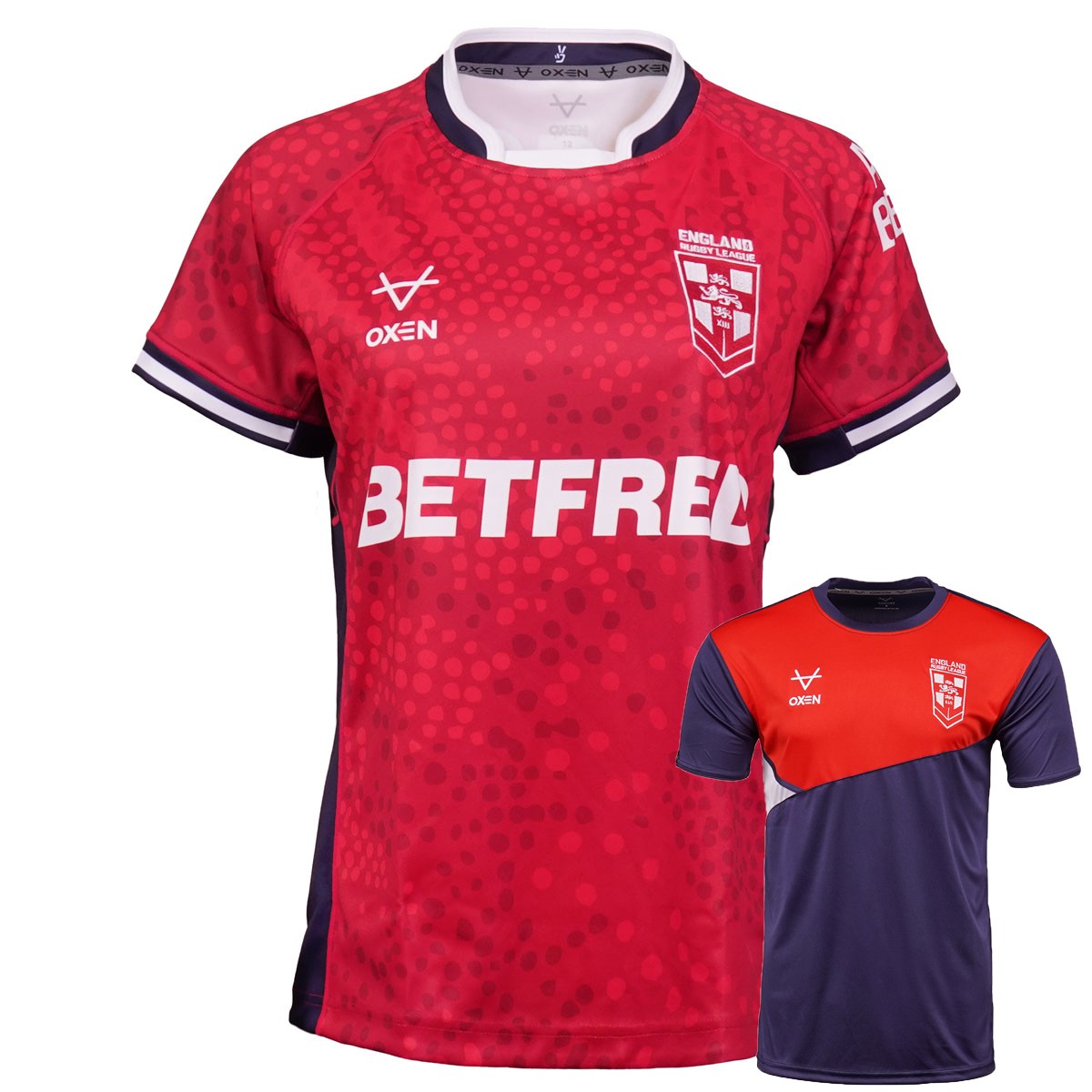 England RL Replica Poppy Shirt Ladies & Free Training Tee