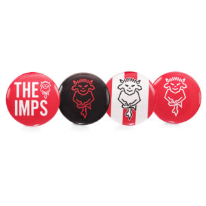 Lincoln City Button Badges 4 Pack