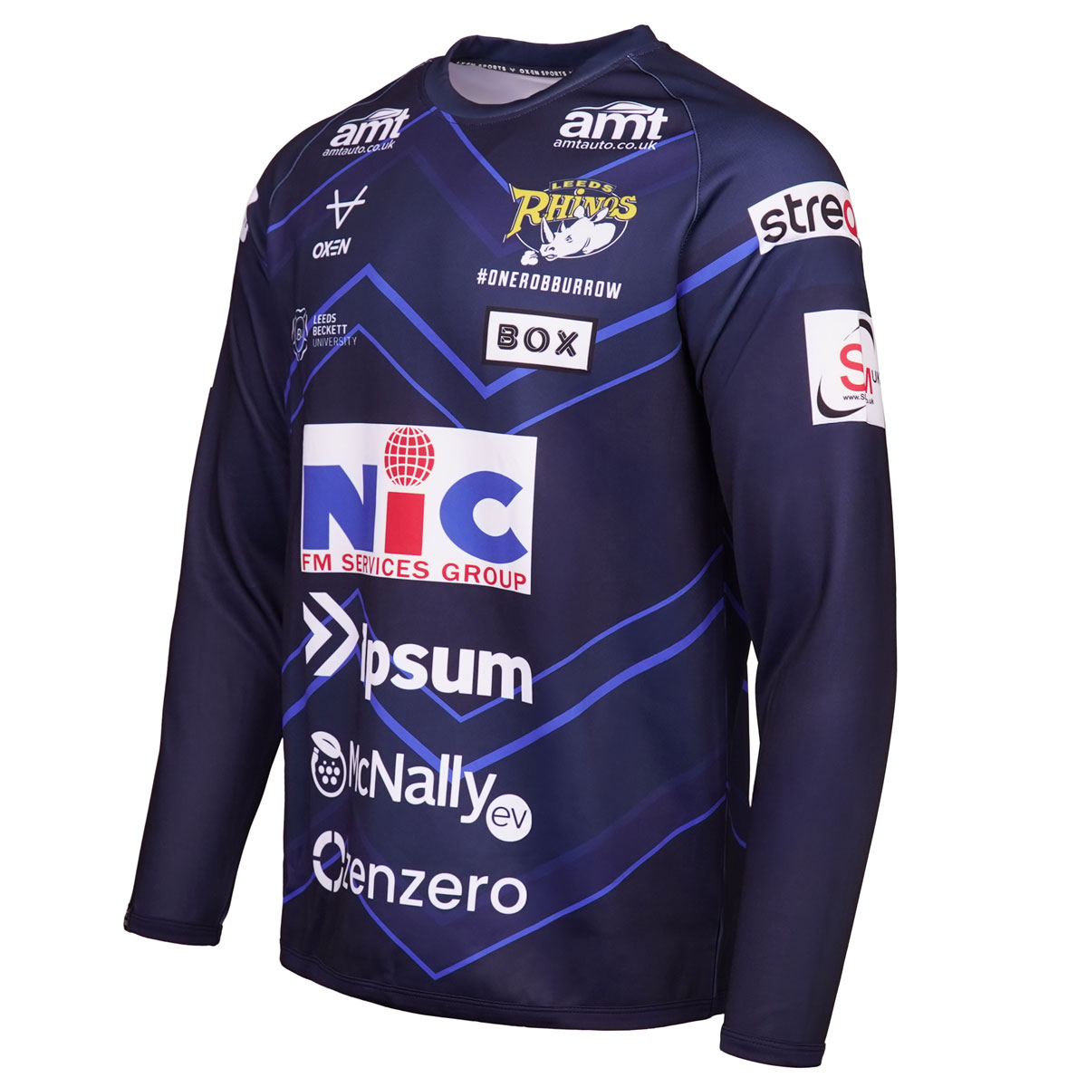 Leeds Rhinos 2026 Warm Up Sweatshirt JNR - Image 2