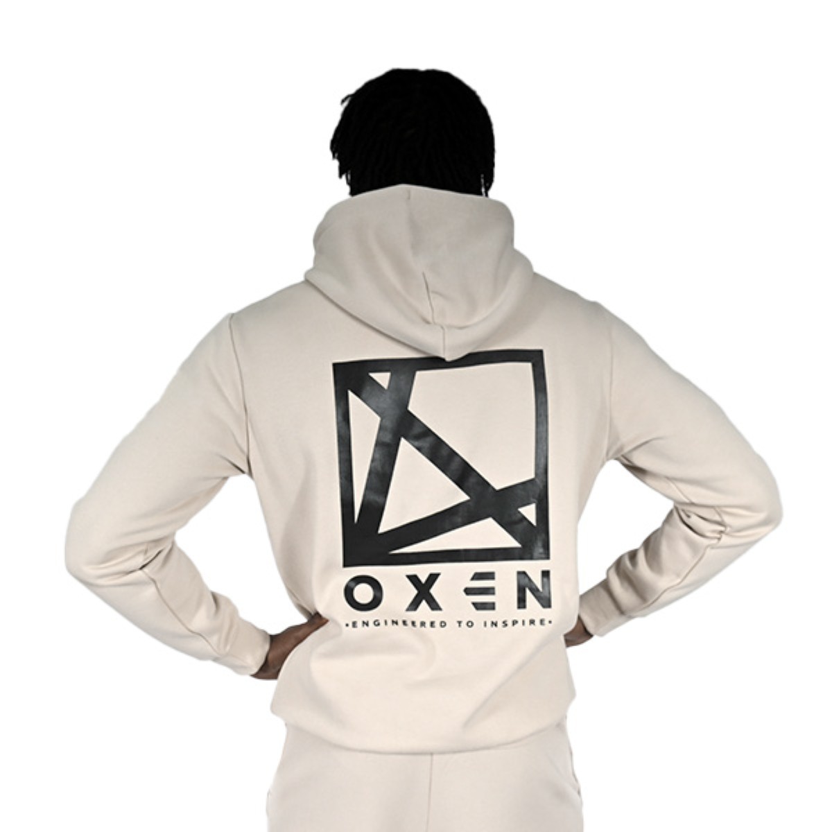 Oxen Icon Hoody Pebble - Image 2